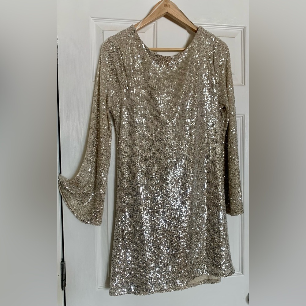 Moon River Sequin Dress NWT